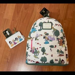 Princess Landscape Loungefly backpack & coin purse